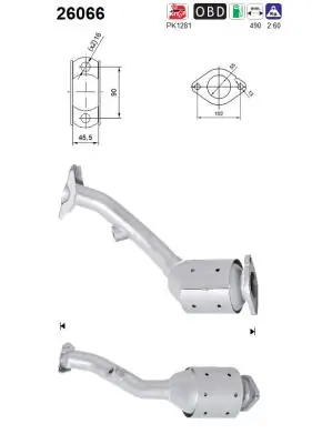 Catalytic Converter 26066