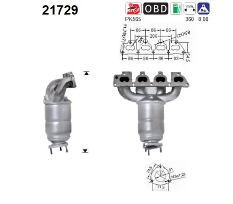 Catalytic Converter 21729