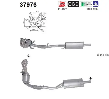 Catalytic Converter 37976