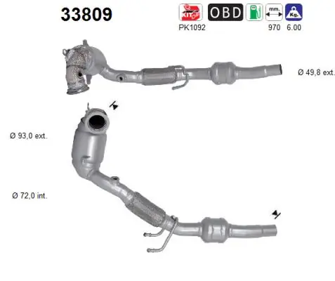 Catalytic Converter 33809