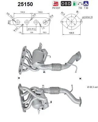 Catalytic Converter 25150