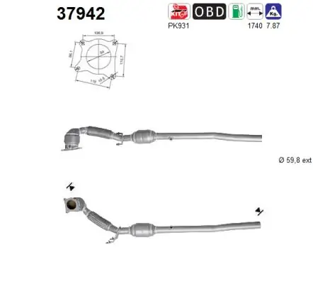 Catalytic Converter 37942