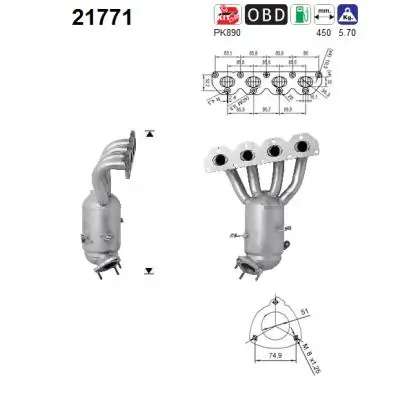 Catalytic Converter 21771