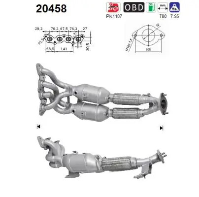 Catalytic Converter 20458