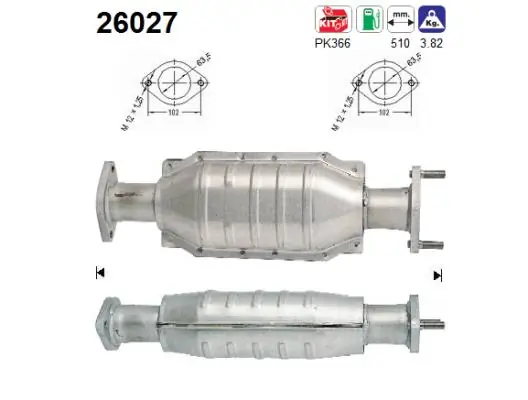 Catalytic Converter 26027