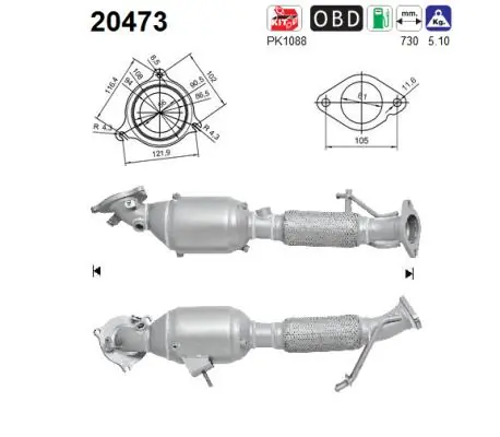 Catalytic Converter 20473