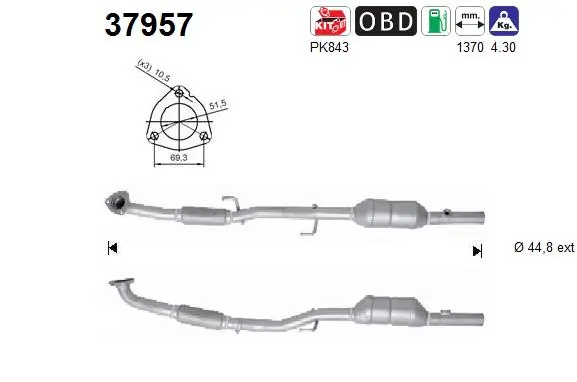 Catalytic Converter 37957