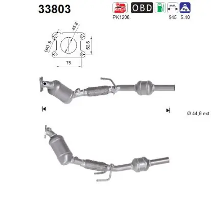 Catalytic Converter 33803