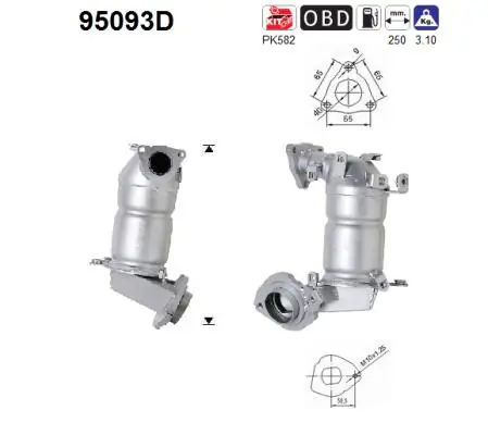 Catalytic Converter 95093D