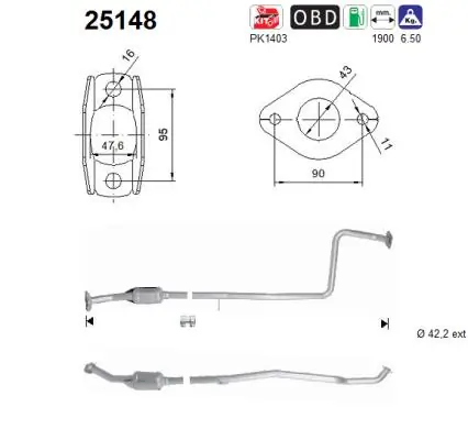 Catalytic Converter 25148