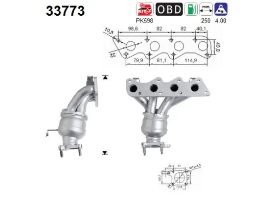 Catalytic Converter 33773