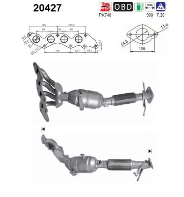 Catalytic Converter 20427