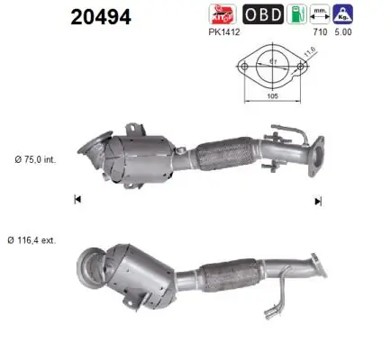 Catalytic Converter 20494