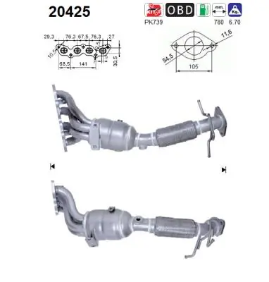 Catalytic Converter 20425