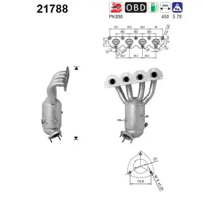 Catalytic Converter 21788