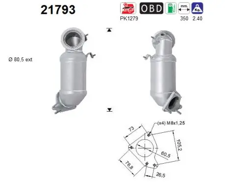 Catalytic Converter 21793