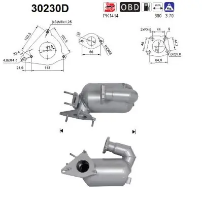 Catalytic Converter 30230D
