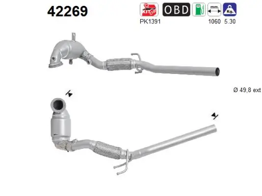 Catalytic Converter 42269