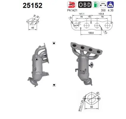 Catalytic Converter 25152