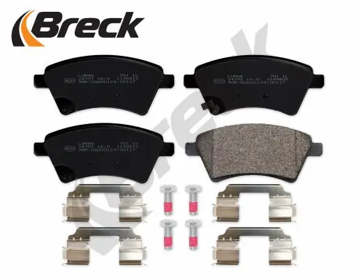 Brake Pad Set, disc brake 24391 00 701 00