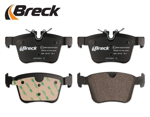 Brake Pad Set, disc brake 22141 00 554 00