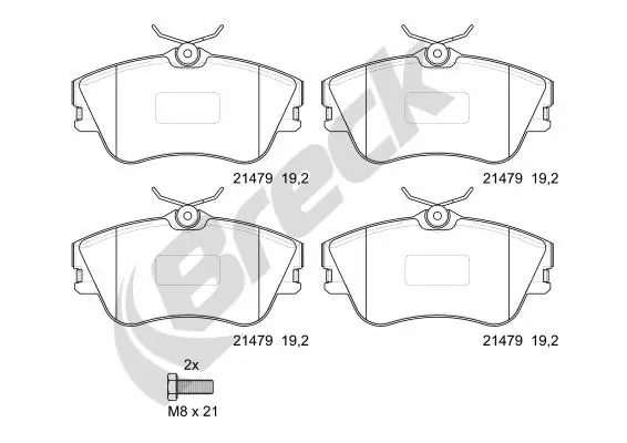 Brake Pad Set, disc brake 21479 00 703 00