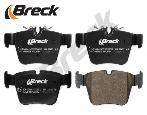 Brake Pad Set, disc brake 22423 00 554 00