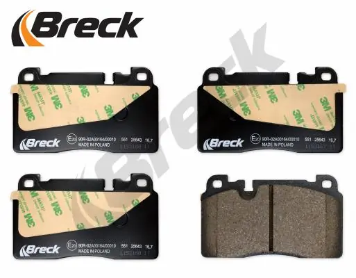 Brake Pad Set, disc brake 25643 00 551 00