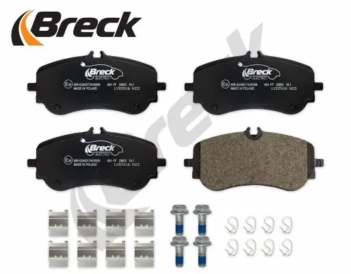 Brake Pad Set, disc brake 22802 00 653 00
