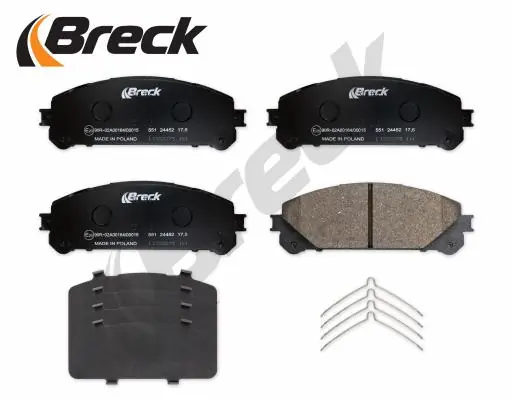 Brake Pad Set, disc brake 24452 00 551 00