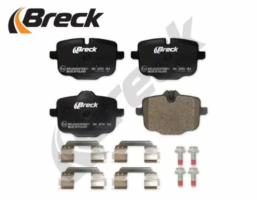 Brake Pad Set, disc brake 24703 00 554 00