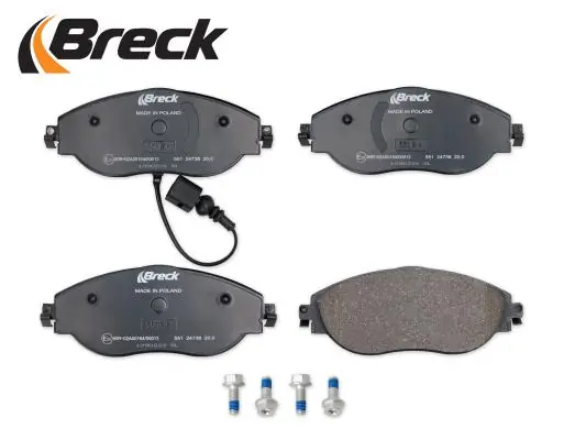 Brake Pad Set, disc brake 24738 00 551 10