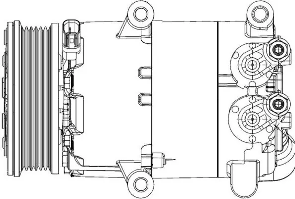 Compressor, air conditioning BEHR *** PREMIUM LINE *** ACP 310 000P