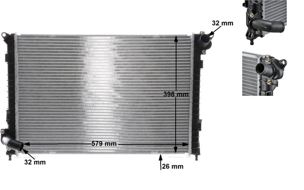 MAHLE CR 985 000S Radiator, engine cooling