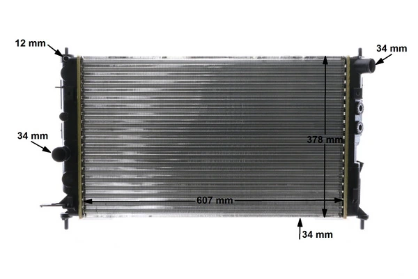 MAHLE CR 562 000S Radiator, engine cooling