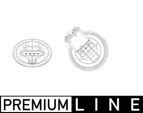 Resistor, interior blower BEHR *** PREMIUM LINE *** ABR 39 000P