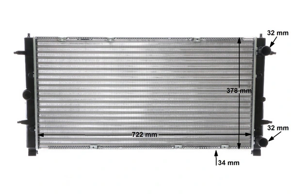 MAHLE CR 398 000S Radiator, engine cooling