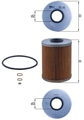 Oil Filter OX 68D