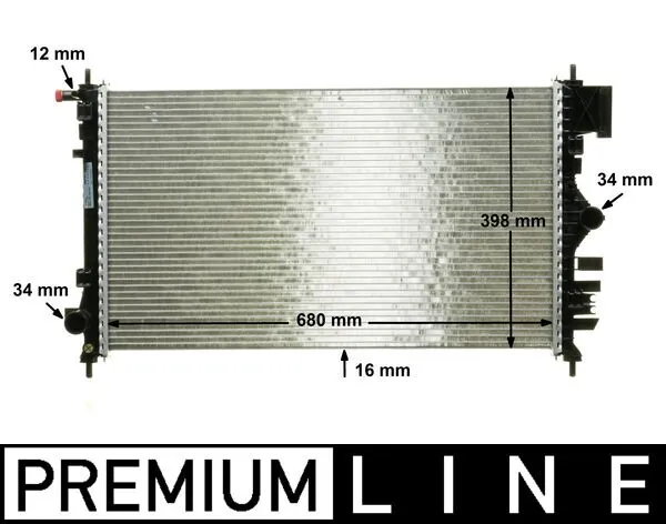 Radiator, engine cooling BEHR *** PREMIUM LINE *** CR 1097 000P