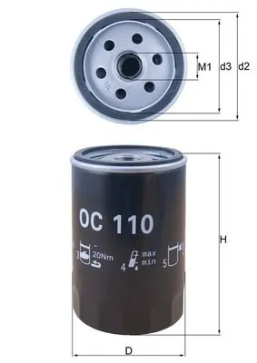 Oil Filter OC 110