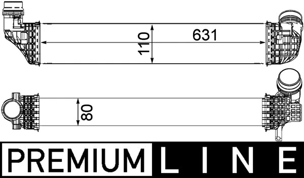 Charge Air Cooler BEHR *** PREMIUM LINE *** CI 478 000P