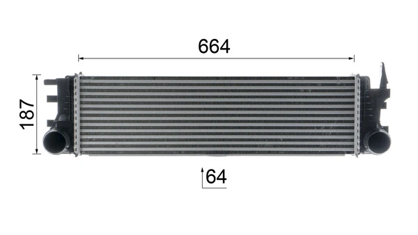 MAHLE CI 180 000P Charge Air Cooler