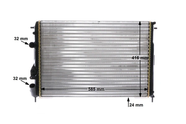 Radiator, pendingin mesin BEHR CR 493 000S