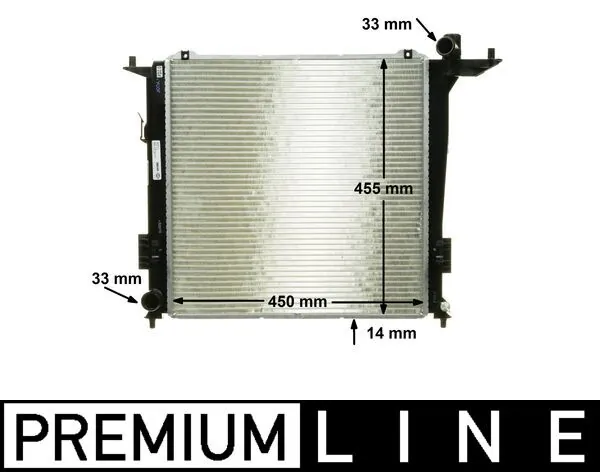Radiator, engine cooling BEHR *** PREMIUM LINE *** CR 1368 000P