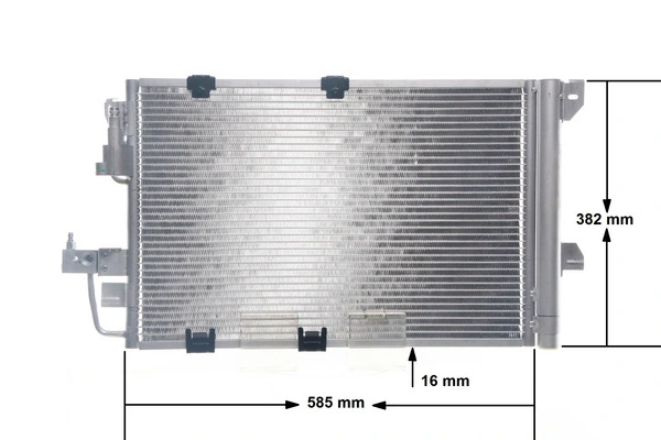 MAHLE AC 665 000S Condenser, air conditioning