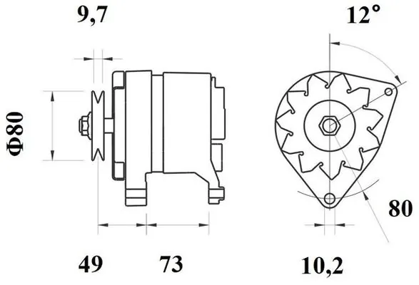 MAHLE MG 123 Alternator