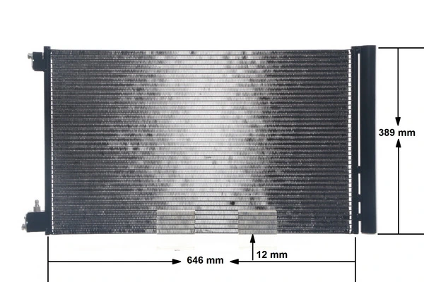 Condenser, air conditioning BEHR AC 552 000S