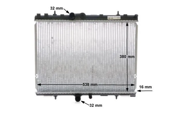Radiator, engine cooling BEHR CR 1501 000S