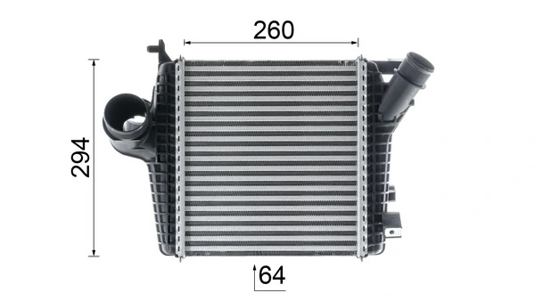 MAHLE CI 221 000P Charge Air Cooler