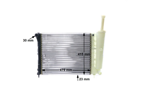 Radiator, engine cooling BEHR CR 1859 000S